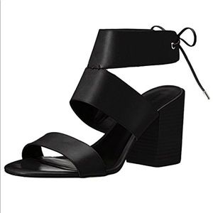 Rebecca Minkoff Christy lace up stacked heeled